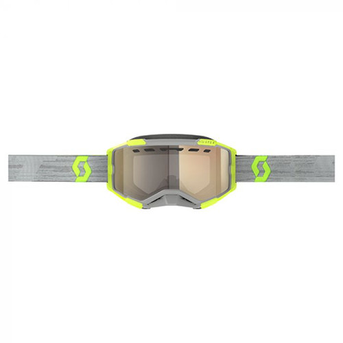 Scott 278604-1120245 Scott Fury 'Ls' Snowx Goggle Grey/Ylw - Bronze Chr Lens
