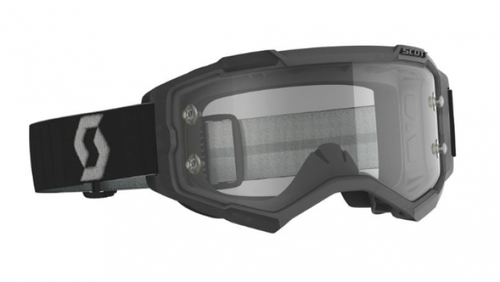 Scott 274514-1001113 Scott Fury Goggle Blk/Grey - Clear Works Lens
