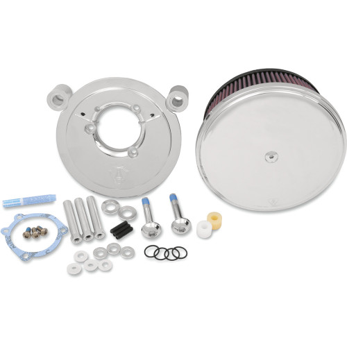 Arlen Ness Big Sucker Stage Ii Air Filter Kit - Chrome 18-790 Arlen Ness Big Sucker Stage Ii Air Filter Kit - Chrome 18-790