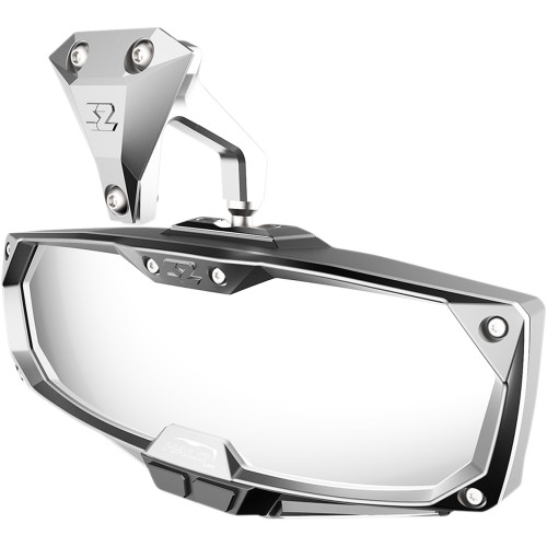 Seizmik Mirror - Halo R - Rear View W/Led Cabin Light - Rectangle - Silver W/Silver Bezel - Can Am X3 56-18022 Seizmik Mirror - Halo R - Rear View W/Led Cabin Light - Rectangle - Silver W/Silver Bezel - Can Am X3 56-18022