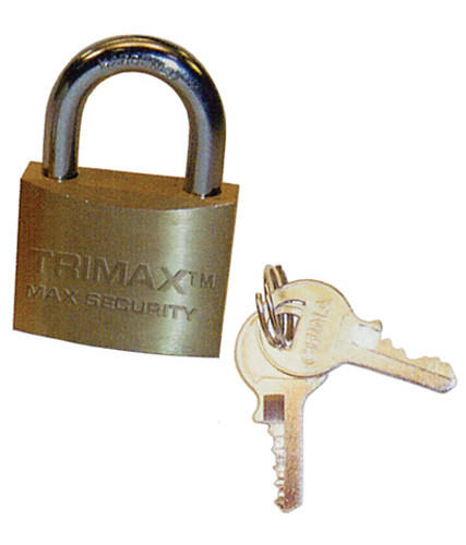 Trimax Locks Tpb1137 Trimax Marine Grade Weatherproof Padlock - 2.37"