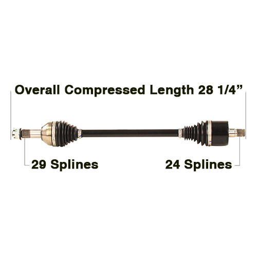 Tytaneum Can-6078Hd Cv Axle Heavy Duty Replacement Can-Am