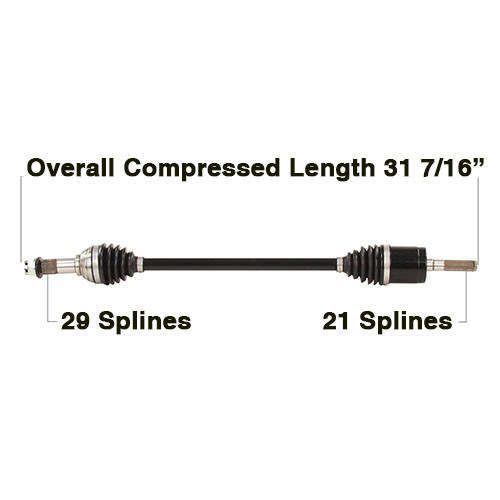 Tytaneum Can-6080Hd Cv Axle Heavy Duty Replacement Can-Am