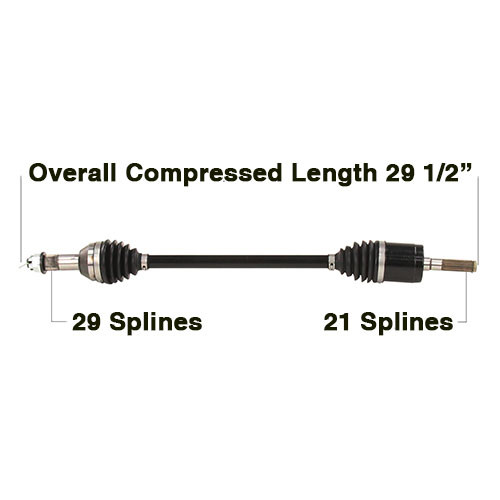 Tytaneum Can-6082Hd Cv Axle Heavy Duty Replacement Can-Am