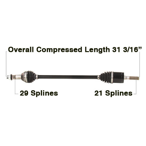 Tytaneum Can-6084Hd Cv Axle Heavy Duty Replacement Can-Am