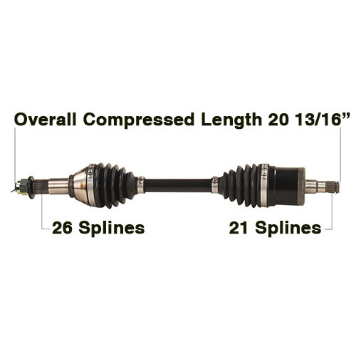 Tytaneum Can-6089Hd Cv Axle Heavy Duty Replacement Can-Am