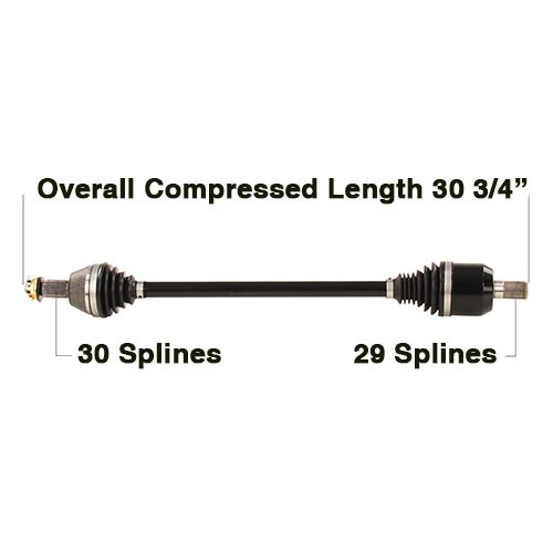 Tytaneum Hon-6052Hd Cv Axle Heavy Duty Replacement Honda