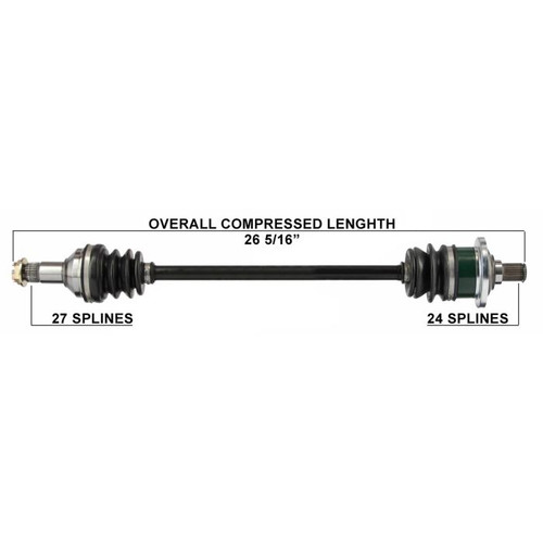 Tytaneum 813-0012 Tytaneum Oe Replacement Cv Axle Arcticcat Front Left/Rear Left