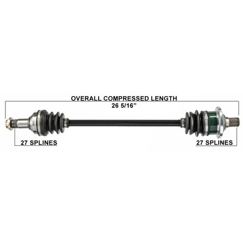 Tytaneum 813-0014 Tytaneum Oe Replacement Cv Axle Arctic Cat Rear Left / Right