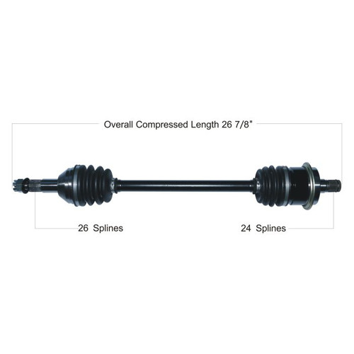 Tytaneum 813-0030 Tytaneum Oe Replacement Cv Axle Can-Am Rear Left / Right