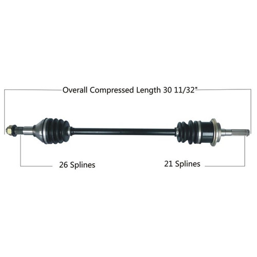 Tytaneum 813-0051 Tytaneum Oe Replacement Cv Axle Can-Am Front Right