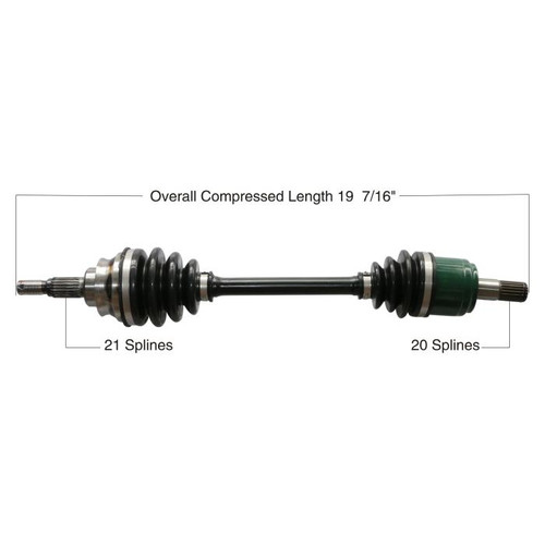 Tytaneum 813-0066 Tytaneum Oe Replacement Cv Axle Honda Front Right