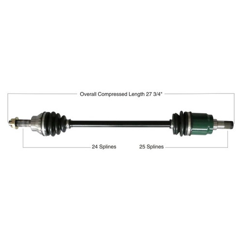 Tytaneum 813-0072 Tytaneum Oe Replacement Cv Axle Honda Front Left