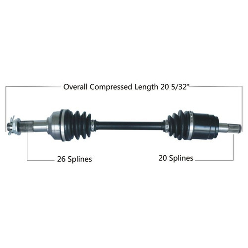 Tytaneum 813-0077 Tytaneum Oe Replacement Cv Axle Honda Front Right