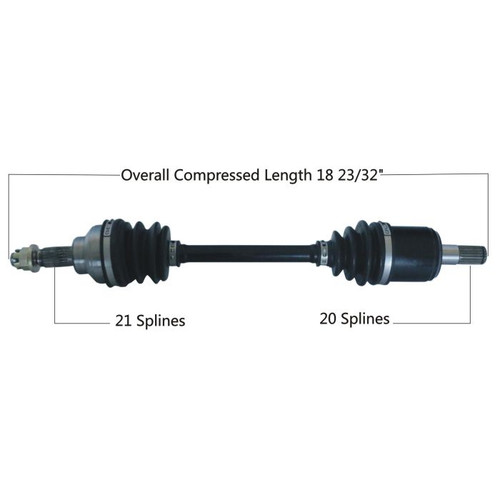 Tytaneum 813-0081 Tytaneum Oe Replacement Cv Axle Honda Front Right