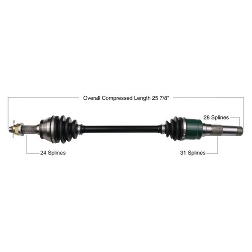 Tytaneum 813-0100 Tytaneum Oe Replacement Cv Axle John Deere Rear Right