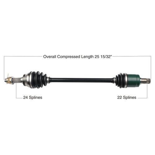 Tytaneum 813-0102 Tytaneum Oe Replacement Cv Axle John Deere Front Left / Right