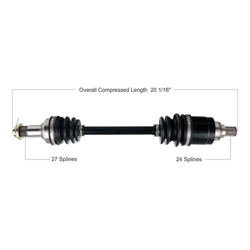 Tytaneum 813-0123 Tytaneum Oe Replacement Cv Axle Kymco Front Right