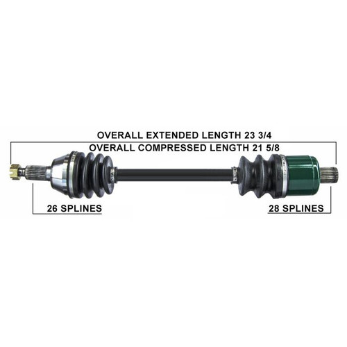 Tytaneum 813-0141 Tytaneum Oe Replacement Cv Axle Polaris Rear Left / Right
