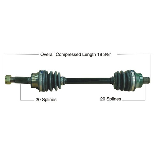 Tytaneum 813-0143 Tytaneum Oe Replacement Cv Axle Polaris Front Left / Right