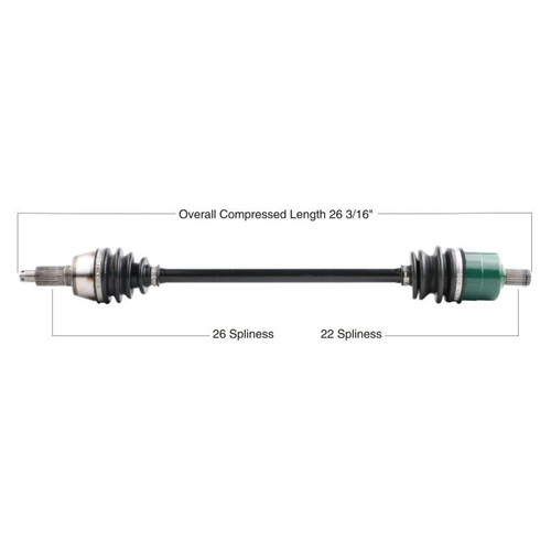 Tytaneum 813-0150 Tytaneum Oe Replacement Cv Axle Polaris Front Left / Right
