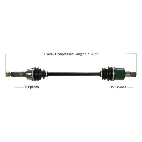 Tytaneum 813-0153 Tytaneum Oe Replacement Cv Axle Polaris Rear Left / Right