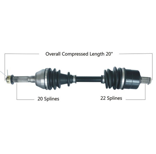 Tytaneum 813-0170 Tytaneum Oe Replacement Cv Axle Polaris Front Left / Right