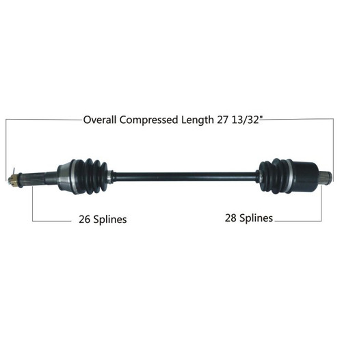 Tytaneum 813-0177 Tytaneum Oe Replacement Cv Axle Polaris Rear Left / Right