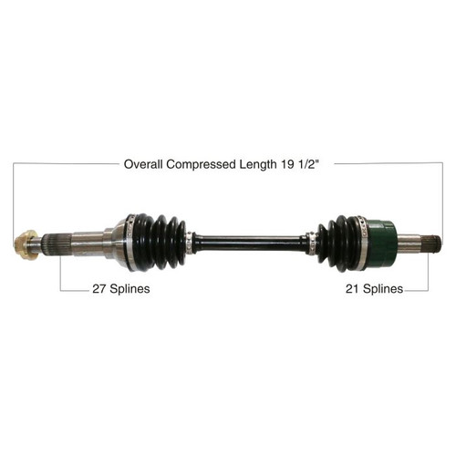 Tytaneum 813-0210 Tytaneum Oe Replacement Cv Axle Yamaha Front Right