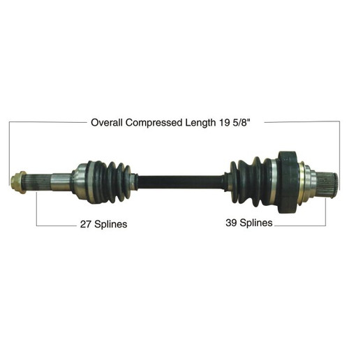 Tytaneum 813-0217 Tytaneum Oe Replacement Cv Axle Yamaha Rear Left