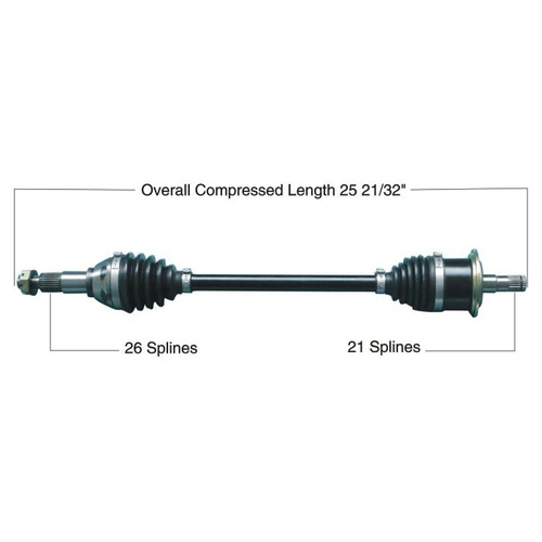 Tytaneum 813-0239 Tytaneum Heavy Duty Cv Axle Can-Am Front Left