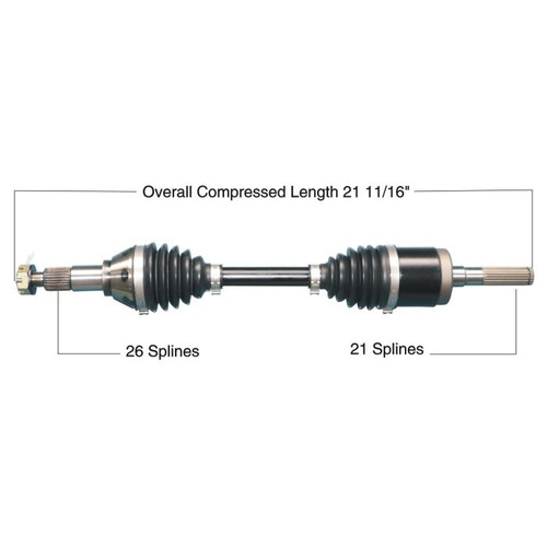 Tytaneum 813-0243 Tytaneum Heavy Duty Cv Axle Can-Am Front Right
