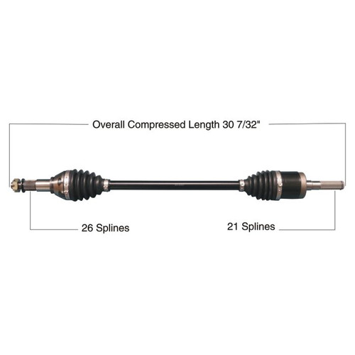 Tytaneum 813-0246 Tytaneum Heavy Duty Cv Axle Can-Am Front Right