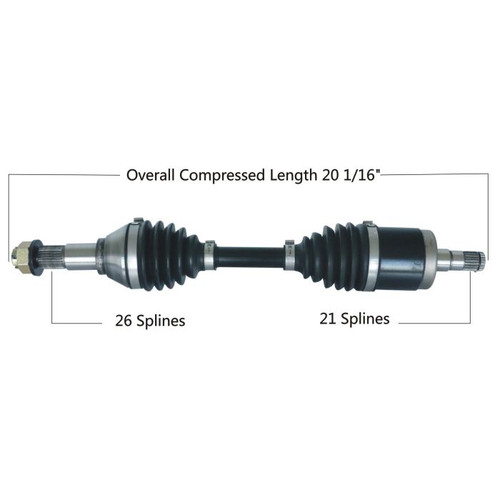 Tytaneum 813-0248 Tytaneum Heavy Duty Cv Axle Can-Am Front Left