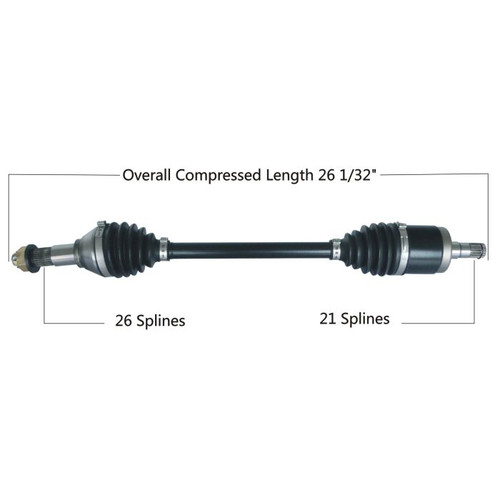 Tytaneum 813-0250 Tytaneum Heavy Duty Cv Axle Can-Am Front Left
