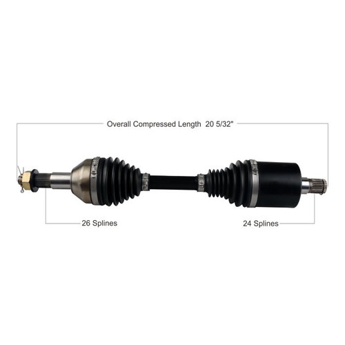 Tytaneum 813-0261 Tytaneum Heavy Duty Cv Axle Can-Am Rear Right
