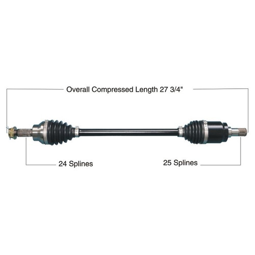 Tytaneum 813-0270 Tytaneum Heavy Duty Cv Axle Honda Front Left