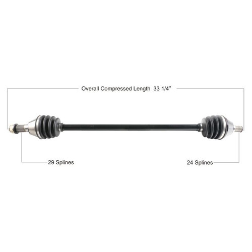 Tytaneum Can-7062 Tytaneum Oe Replacement Cv Axle Can Am Front Left/ Right
