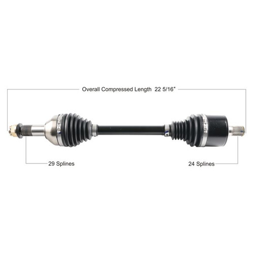 Tytaneum Can-6059Hd Tytaneum Heavy Duty Replacement Cv Axle Can Am Rear Left/Right