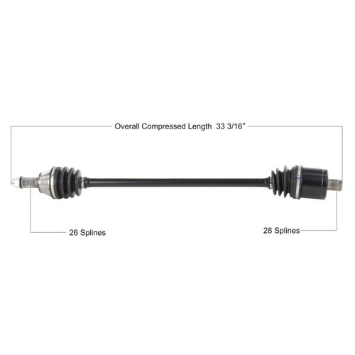 Tytaneum Pol-7080 Tytaneum Polaris Oe Replacement Cv Axle