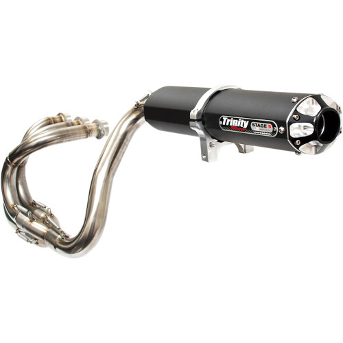 Trinity Racing Stage 5 Exhaust System - Black Tr-4155F-Bk