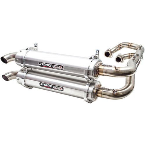 Trinity Racing Dual Exhaust - Aluminum Tr-4162D Trinity Racing Dual Exhaust - Aluminum Tr-4162D