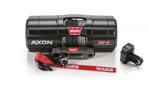 Warn 101130 Warn Winch Axon 35-S W/Synthetic Rope
