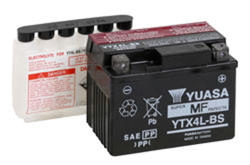Yuasa Battery Yuam62X4B Yuasa Ytx4L-Bs Maintenance Free 12 Volt Battery