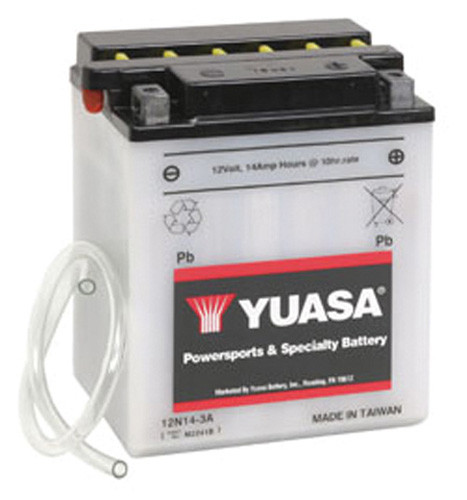 Yuasa Battery Yuam2241B Yuasa 12N14-3A Conventional 12 Volt Battery