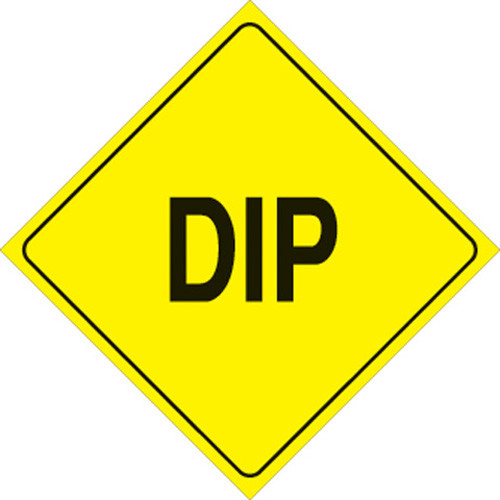Voss Signs Yellow Plastic Reflective Sign 12" - Dip