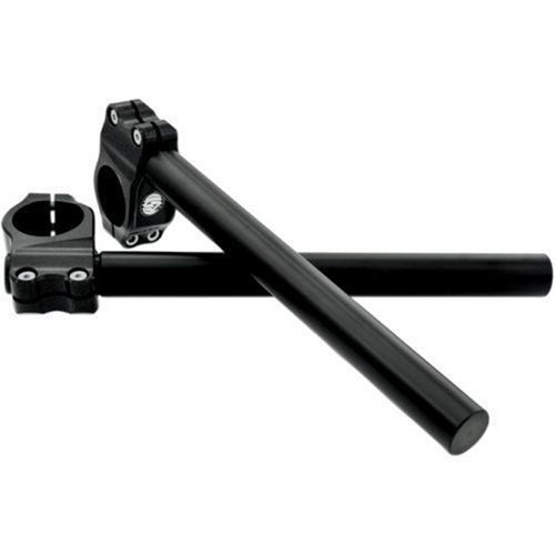 Emgo 1" Clip-On Black W/Dimples 39Mm