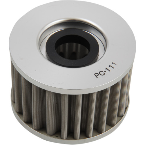 Pc Racing Flo Stainless Steel Oil Filter - Honda Pc111 Pc Racing Flo Stainless Steel Oil Filter - Honda Pc111