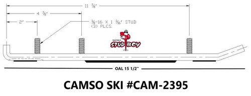 Studboy Stud Boy Shaper Bar Camoplast 4.5"