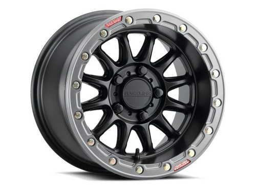 Raceline Raceline Alpha Black W/Gunmetal Ring 15X7 4X137 +10